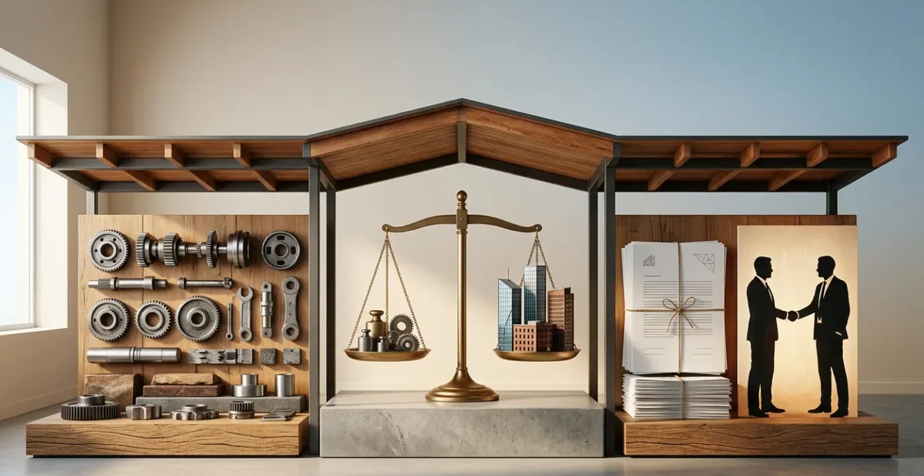 Concept de protection et résilience d'entreprise face aux risques de défaillance commerciale