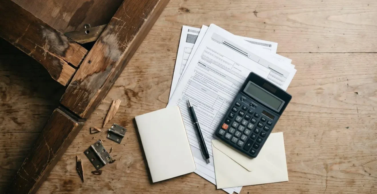 Expertise d'un sinistre mobilier avec documents et objets endommagés