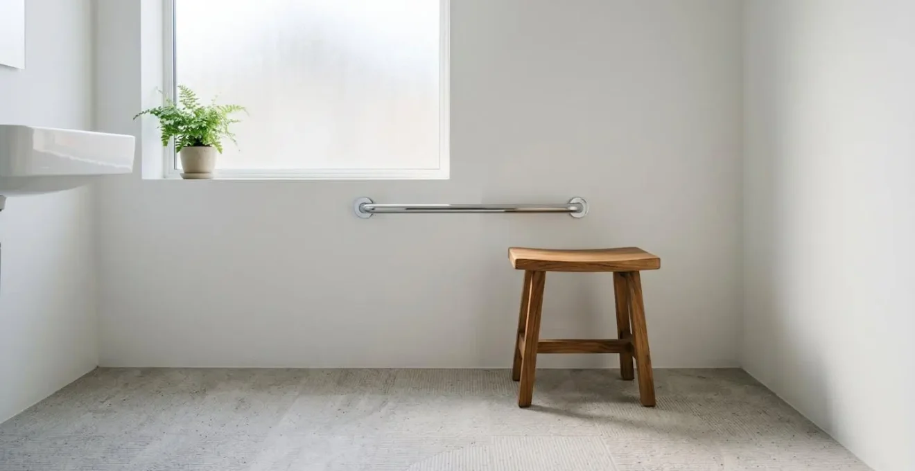 Environnement domestique sécurisé avec aménagements pour prévenir les chutes